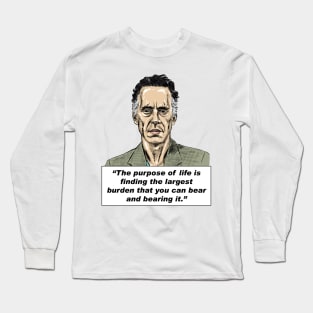 Jordan Peterson Quote #4 Long Sleeve T-Shirt